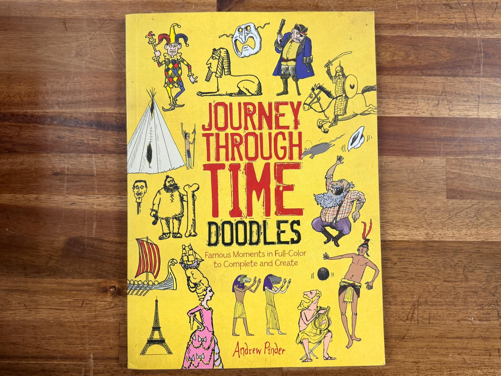 Journey Through Time Doodles by Andrew Pinder