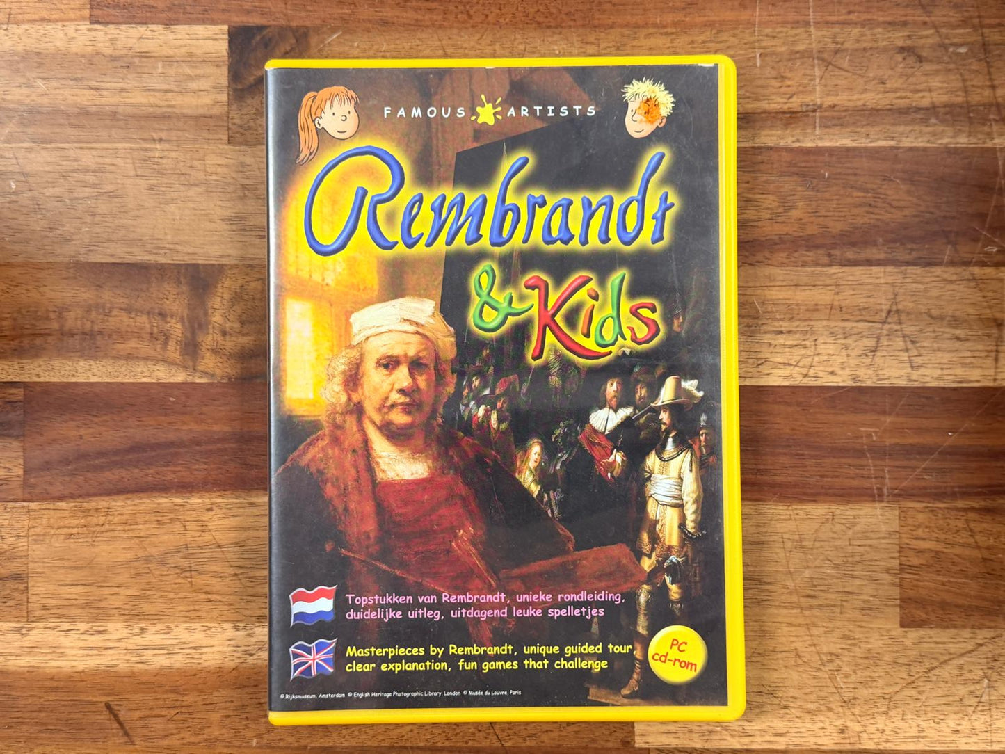 Famous Artists - Rembrandt / Van Goh & Kids CD-ROM SET