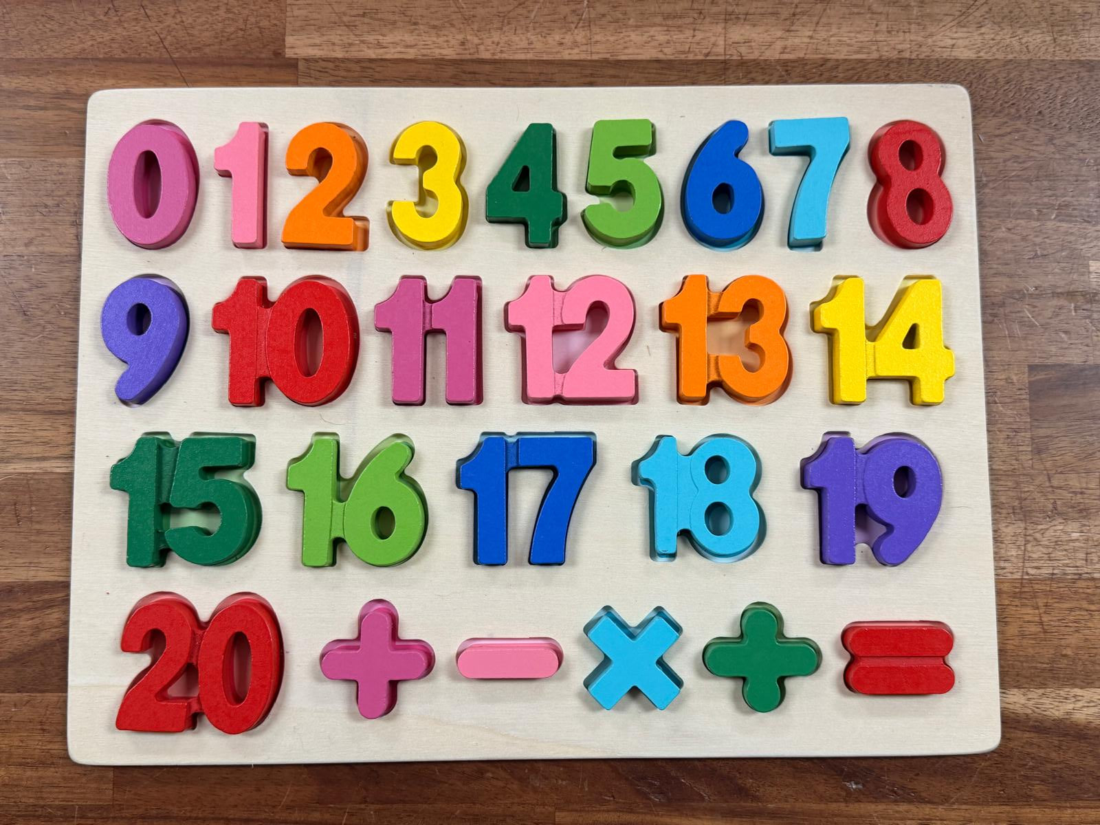 Wooden Number Puzzle