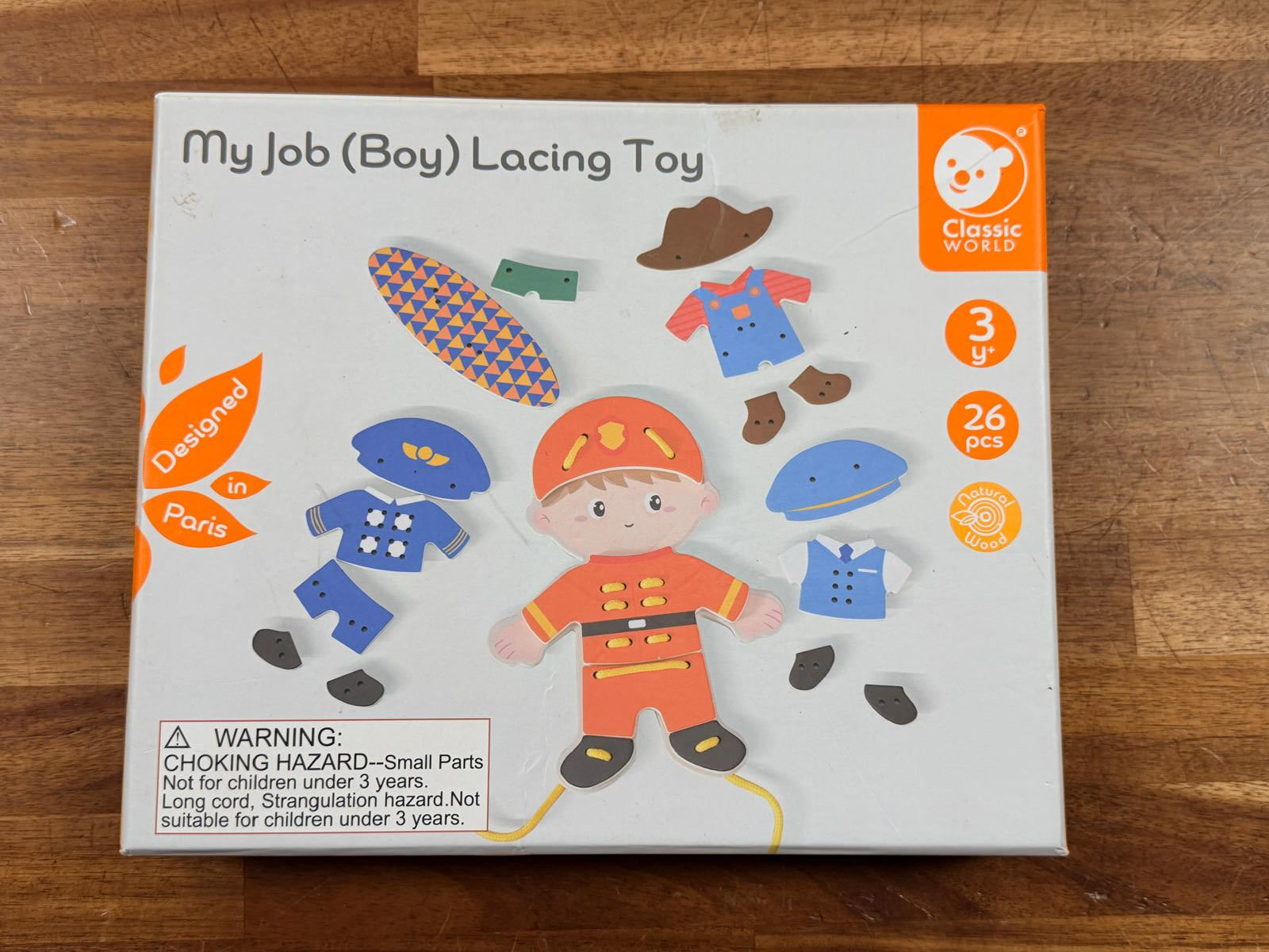 My Job (Boy) Lacing Toy - Classic World