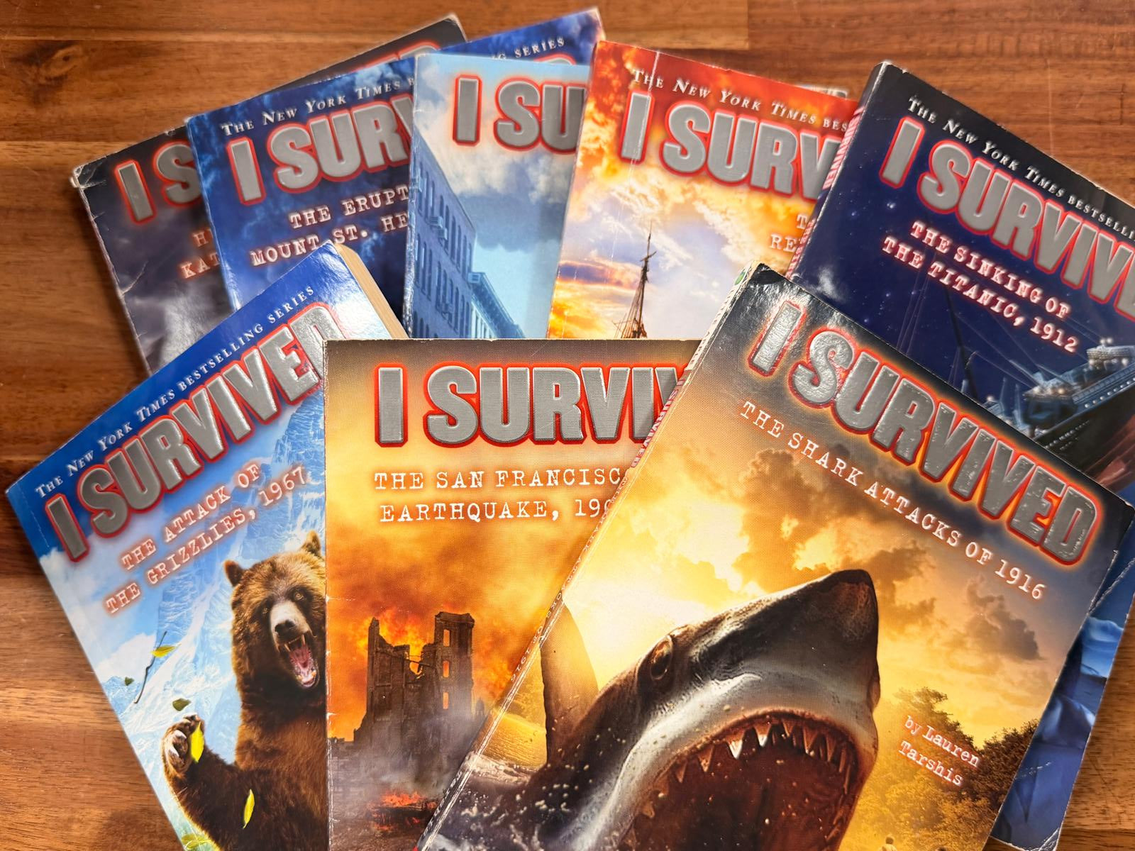 I Survived LOT of 8 Books