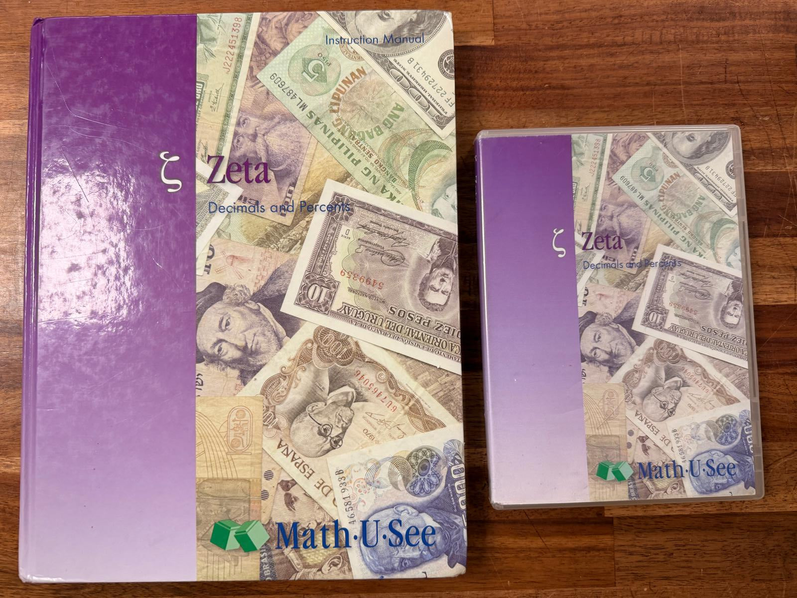 Math-U-See Zeta SET: DVD & Instruction Manual