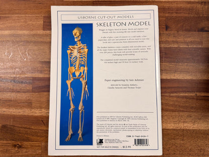 Usborne Cut-Out Models - Make This Life-Size Model Skeleton
