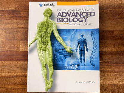 Exploring Creation Advanced Biology Human Body 2nd Ed VG