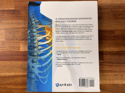 Exploring Creation Advanced Biology Human Body 2nd Ed VG