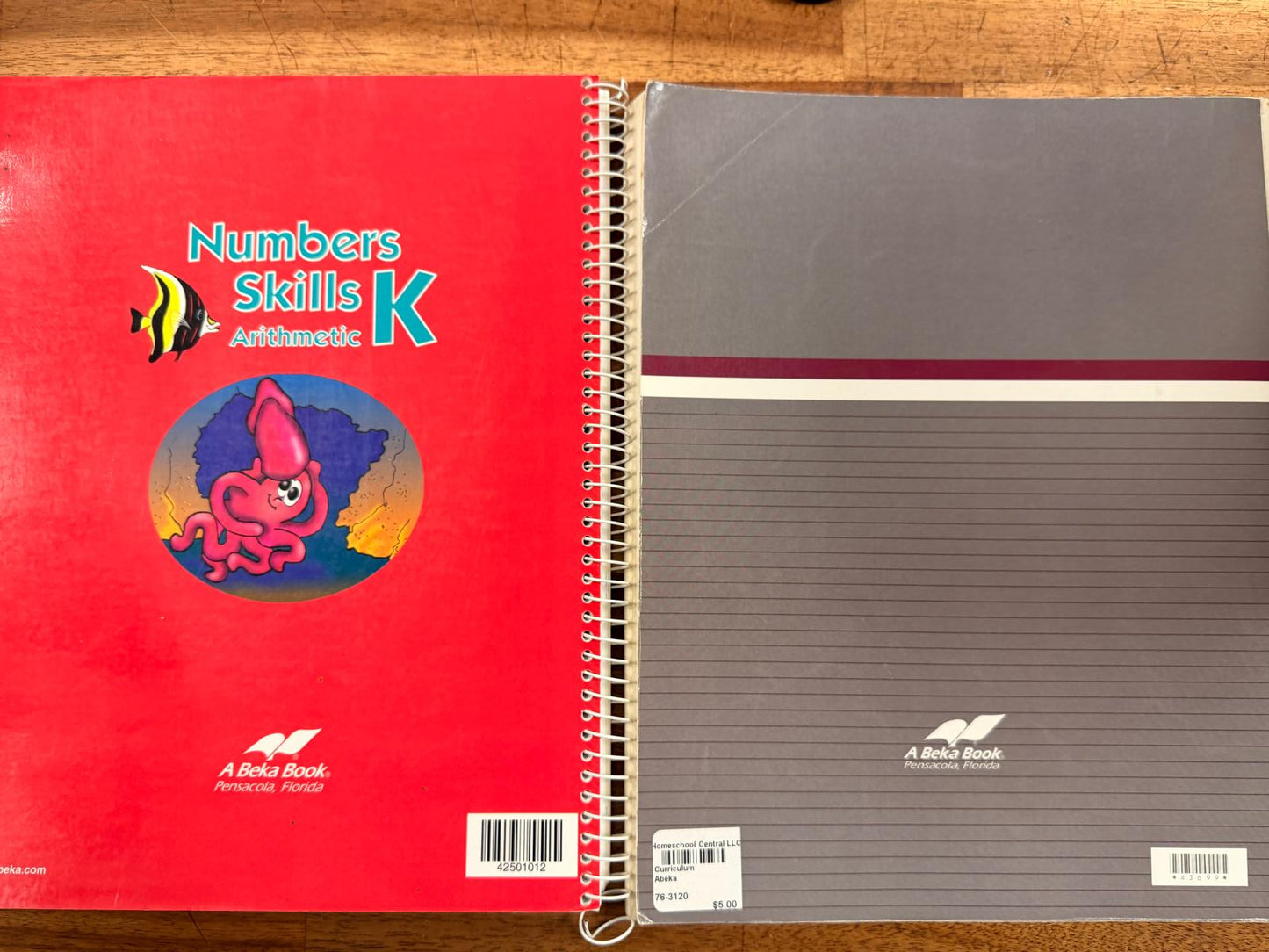 Abeka Number K5 Curriculum w/ Number Skills K Tchr Key