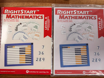 RightStart Mathematics Level A 2nd Ed Lesson Worksheets Appendix