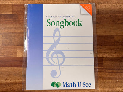 Math-U-See Skip Count Addition Facts Songbook + CD (NEW)