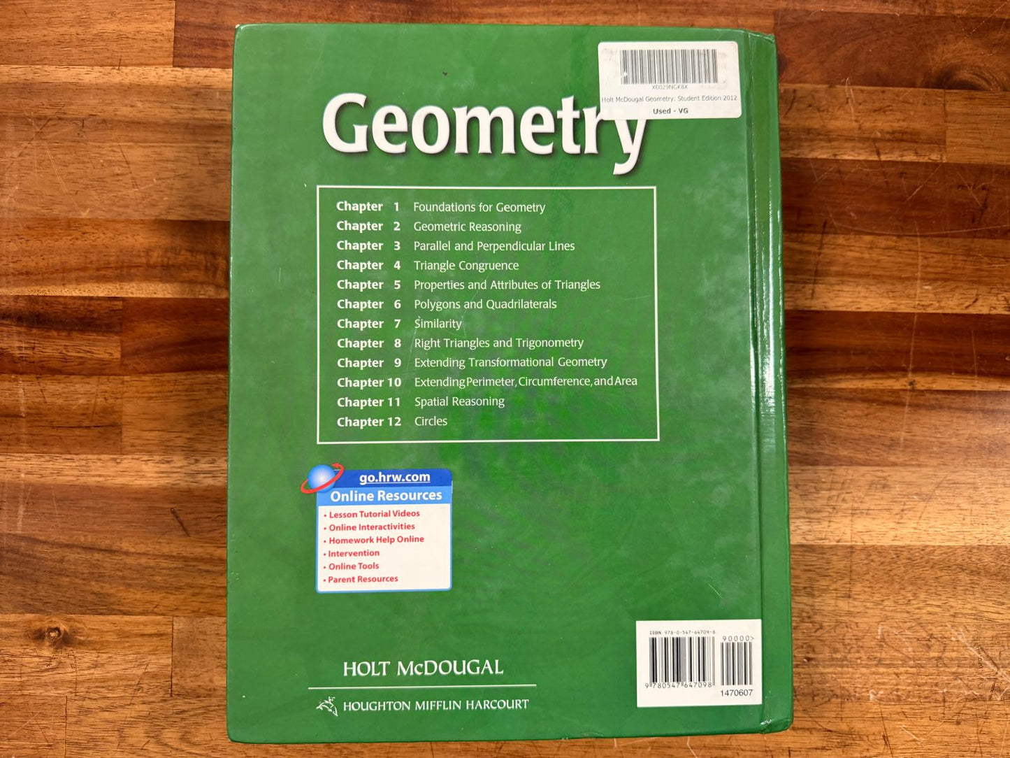 Holt McDougal Geogmetry Common Core Edition