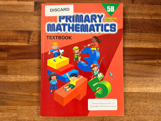 Primary Mathematics 5B Textbook Standard's Edition