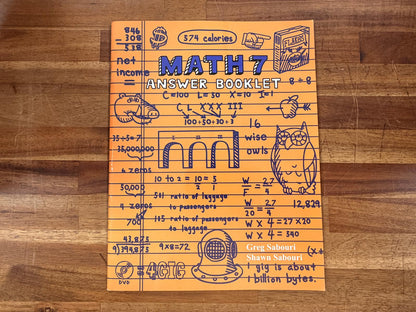 Teaching Textbooks Math 7 Answer Booklet