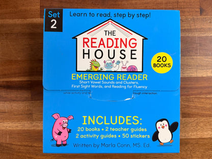 The Reading House # 2 Emerging Reader 20 Books Set (VG)