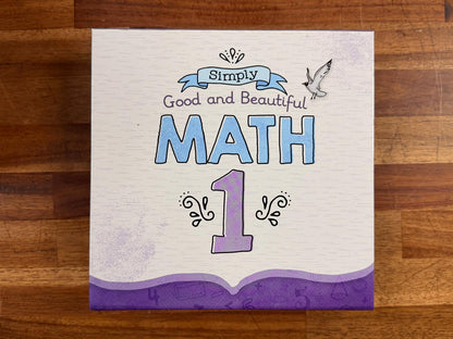 Good & Beautiful Math 1 Box Latest Ed (VG & Complete)