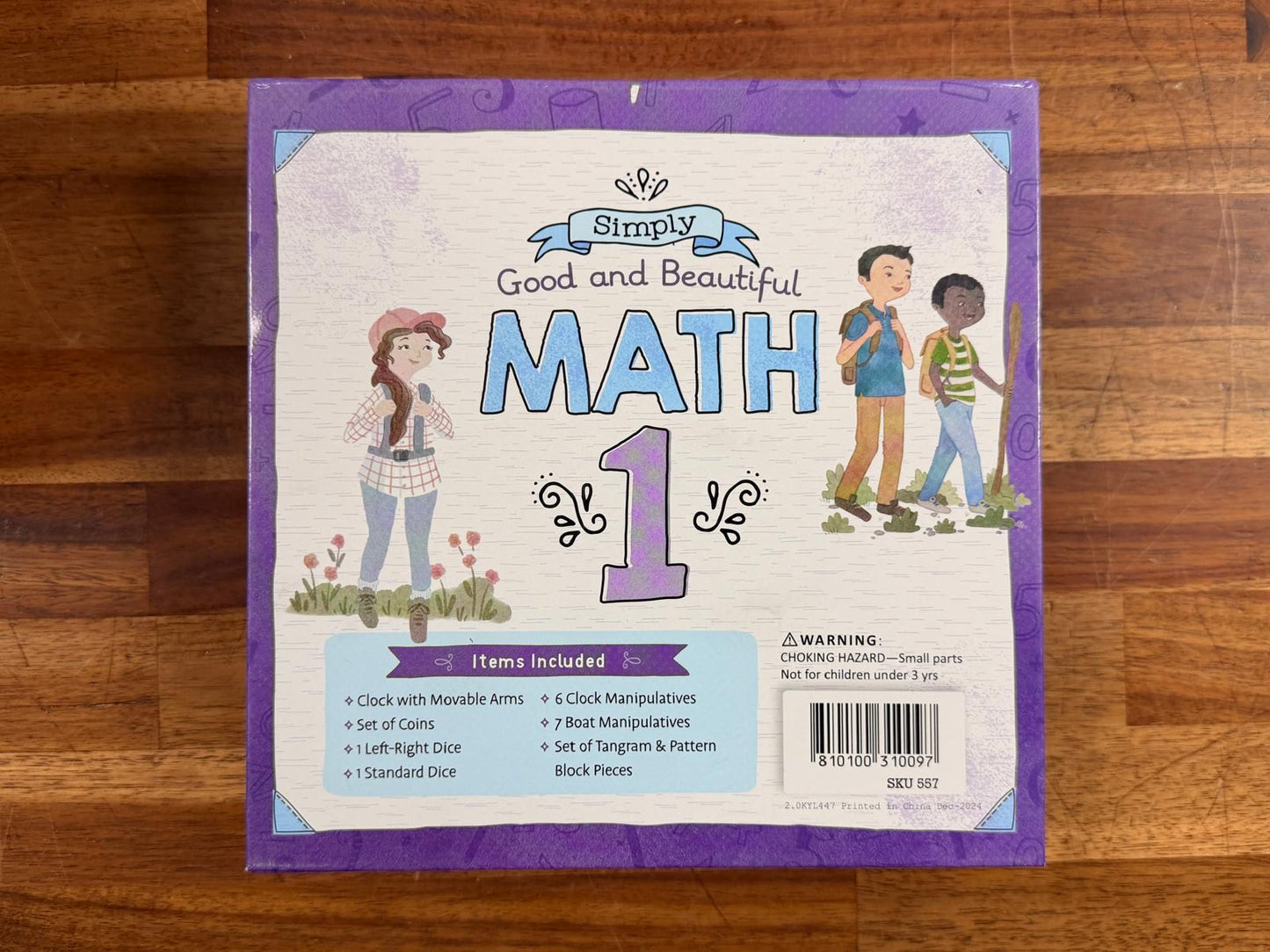 Good & Beautiful Math 1 Box Latest Ed (VG & Complete)