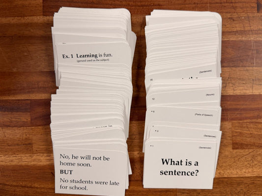 Memoria Press Flashcards - English Grammar Recitation
