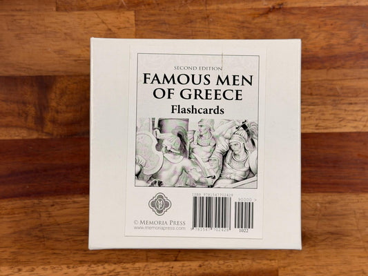 Memoria Press Flashcards - Famous Men of Greece