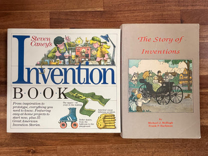 Invention Books Lot of 2: Steven Caney & Story of Inventions
