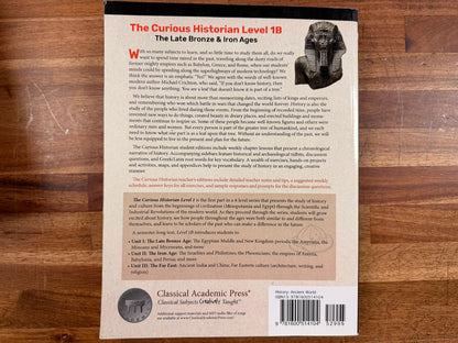 CAP The Curious Historian 1B Teacher's Edition
