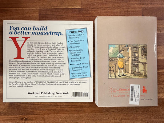Invention Books Lot of 2: Steven Caney & Story of Inventions