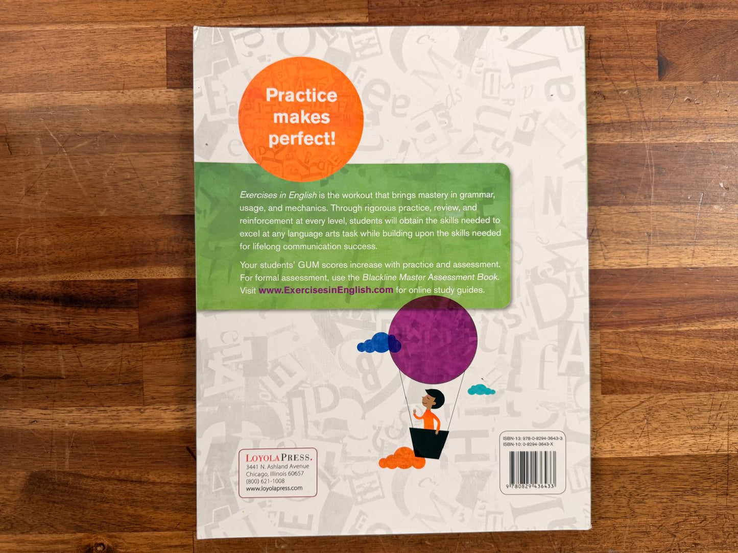 Loyola Press Exercises in English - Level H Teacher Guide