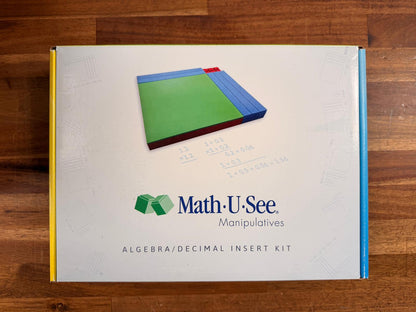 Math-U-See Algebra/Decimal Insert Kit