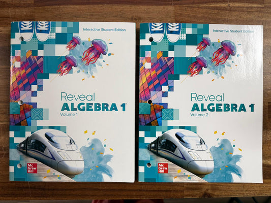 Reveal Algebra 1 - Volume 1 and 2 - Interactive Student Edition