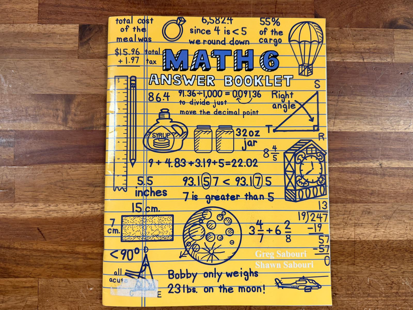Teaching Textbooks Math 6 Answer Booklet