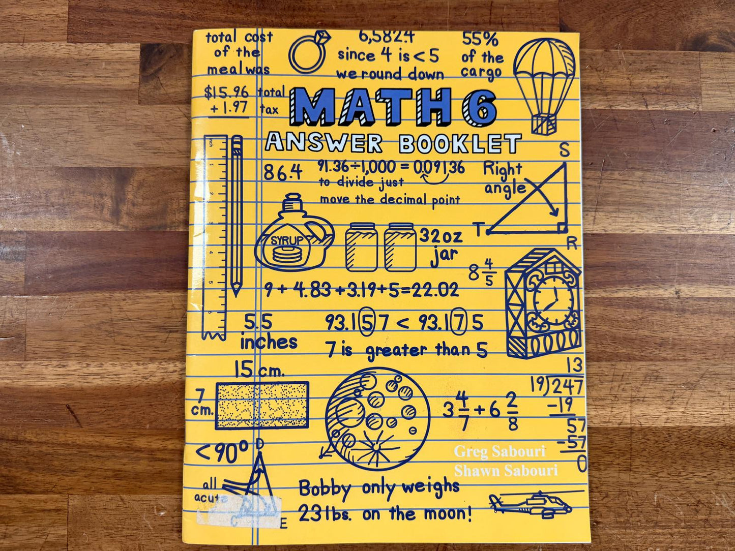 Teaching Textbooks Math 6 Answer Booklet