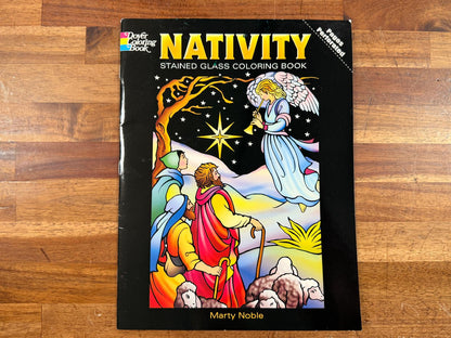 Dover Coloring Book - Nativity Stained Glass Coloring Book