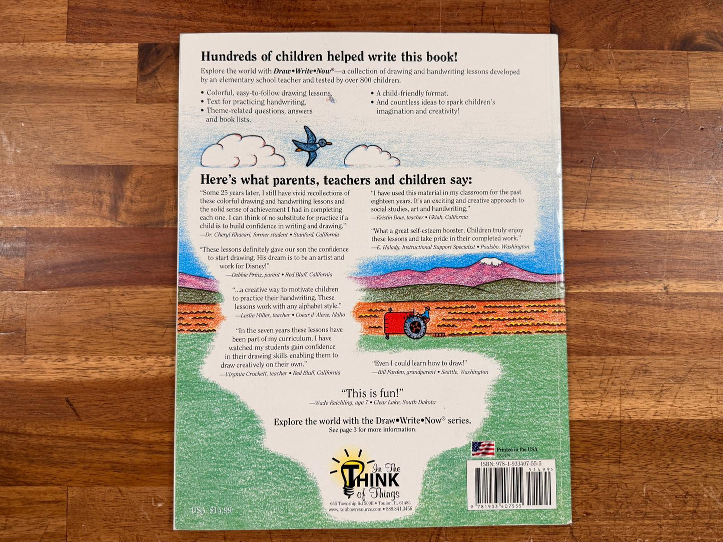 Draw-Write-Now Book One - On the Farm, Kids & Critters...