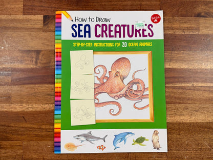 How to Draw Sea Creatures Step-by-Step
