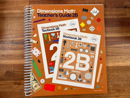 Dimensions Math 2A/2B Textbooks & Teacher Guides