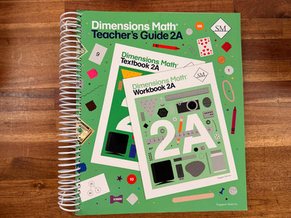 Dimensions Math 2A/2B Textbooks & Teacher Guides