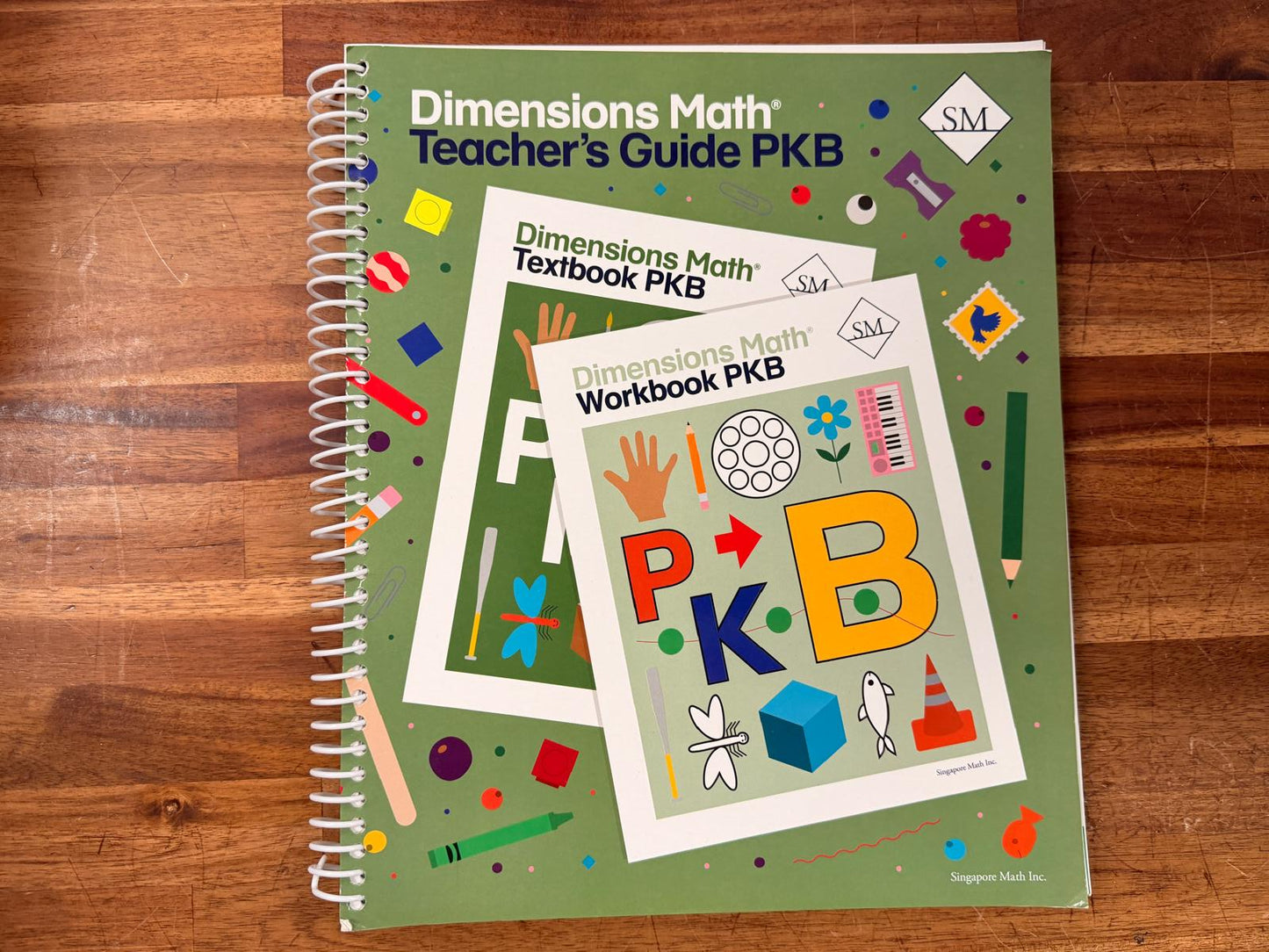 Dimensions Math PKB - Textbook, Workbook, Teacher Guide