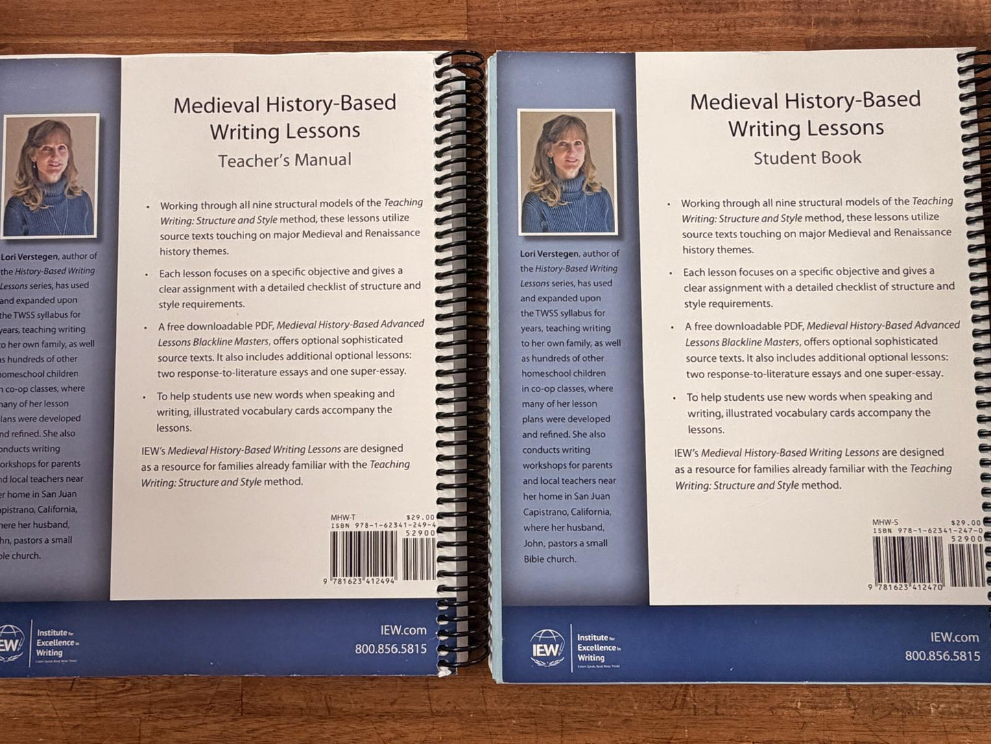 IEW Medieval History-Based Writing Lessons Student & Tchr