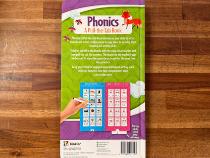 Phonics A Pull-the-Tab Book with Wipe-Clean Marker