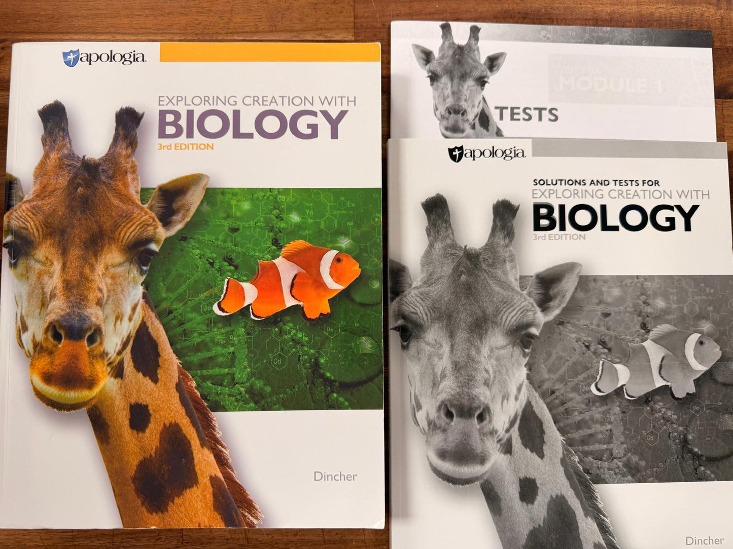 Apologia Exploring Creation (3rd Ed) with Biology LOT of 3