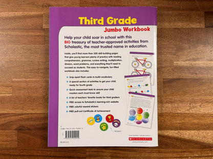 Scholastic Third Grade Jumbo Workbook Ages 7-8