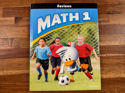 BJU Press Math 1 Worktext & Reviews (5th Edition)
