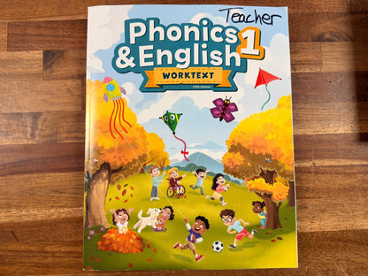 BJU Press Phonics & English 1 Worktext (5th Ed) - Acceptable