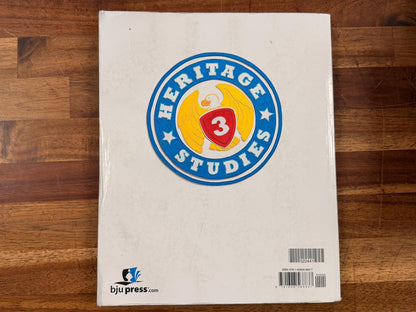 BJU Press Heritage Studies 3 Textbook (3rd Edition)