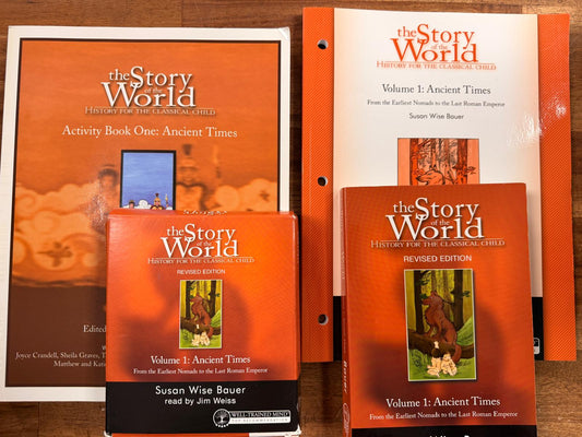 The Story of the World Volume 1: Ancient Times LOT of 4