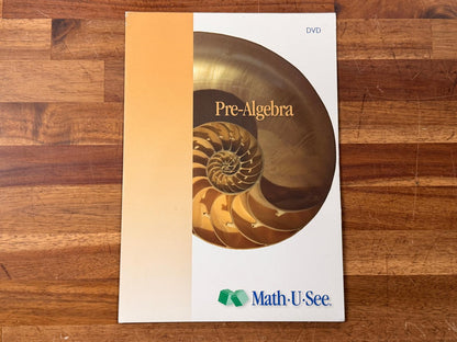 Math-U-See Pre-Algebra LOT of 3: IM, DVDs, Tests