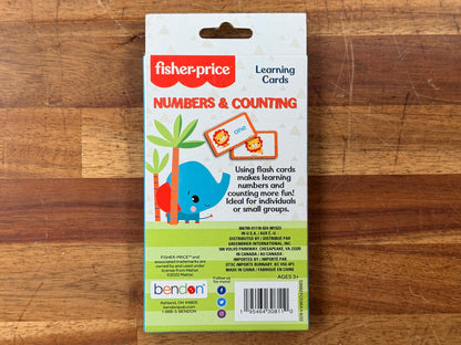 Fisher-Price Numbers & Counting Learning Cards - 36ct