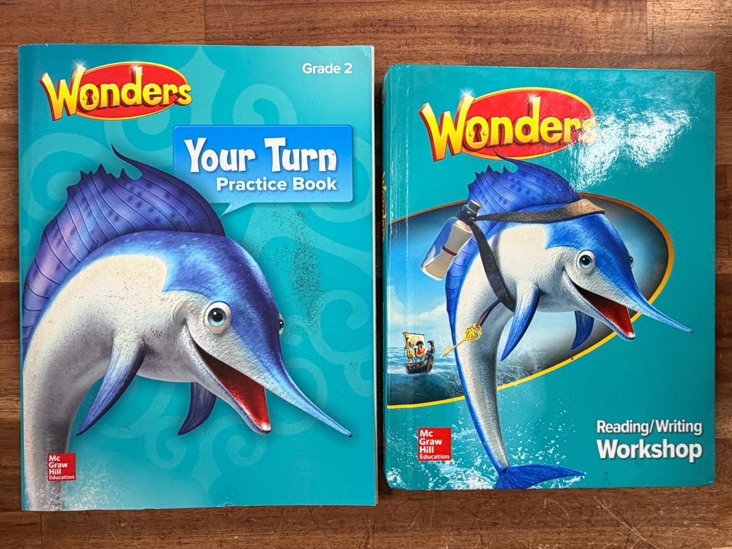McGraw Hill Wonders SET of 3 - Grade 2 - Texts & Workbooks