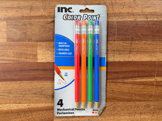 Color Point Mechanical Pencils - 4ct