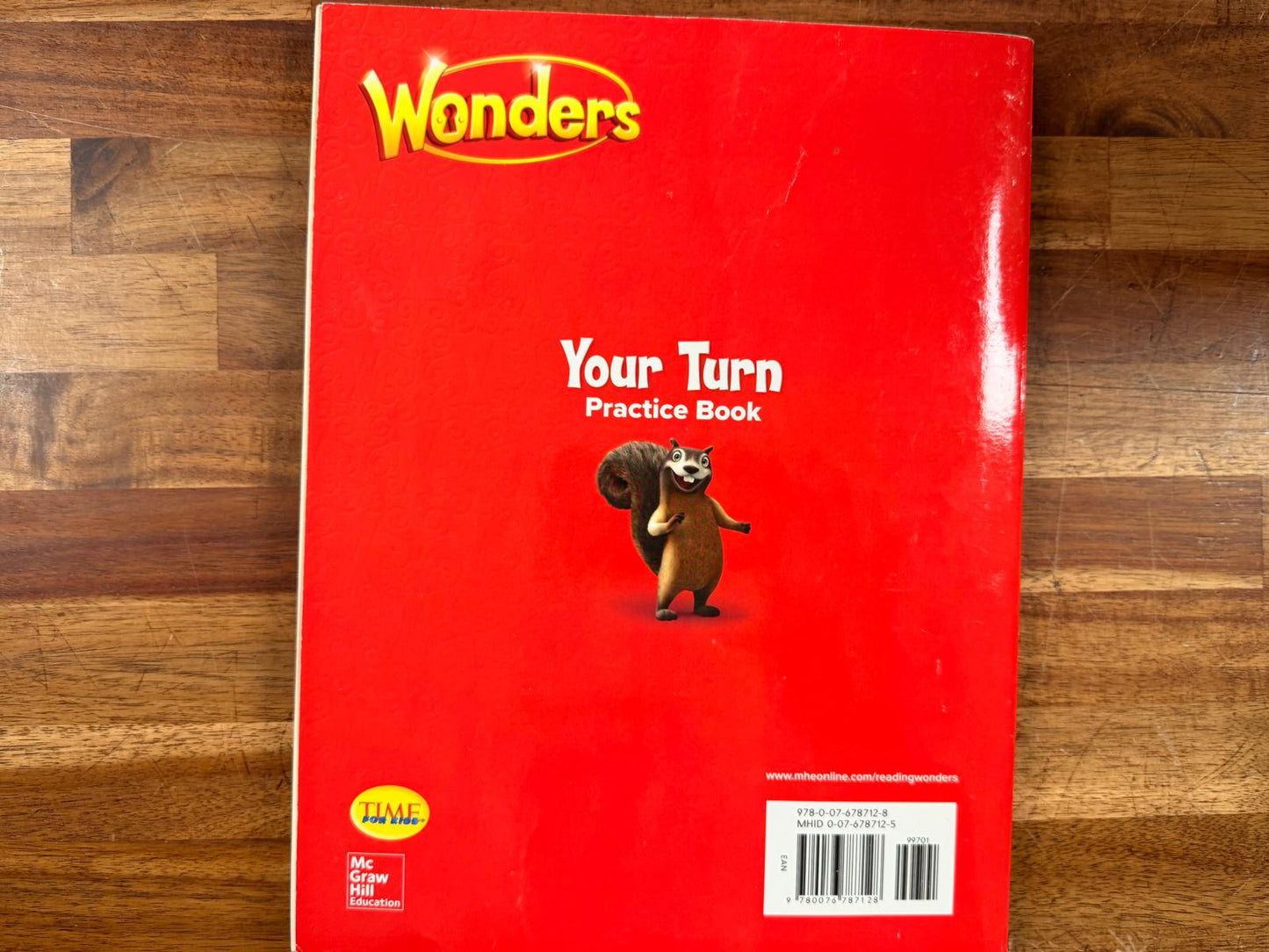 McGraw Hill Wonders Your Turn Practice Book (Grade 1)