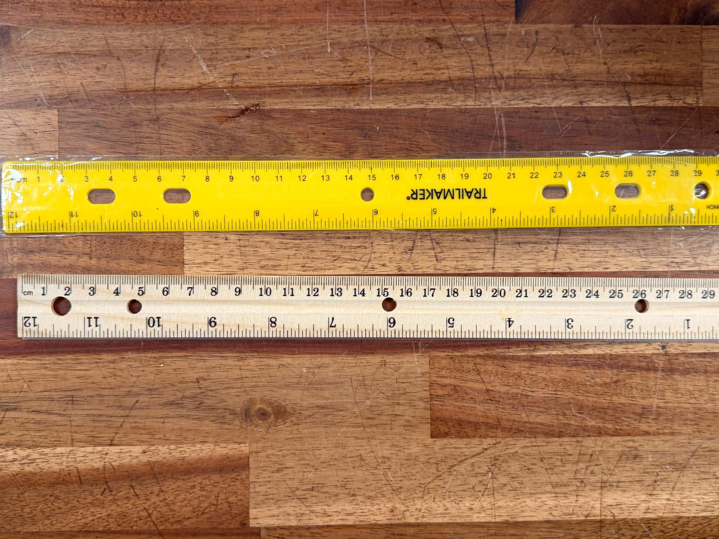 Rulers (Set of 2 - Wood/Yellow)