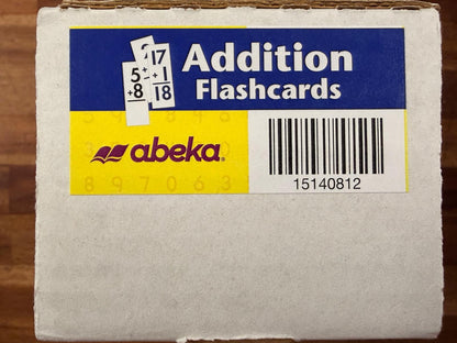 Abeka Addition / Subtraction Flashcards