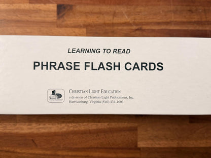 CLE Learning to Read Phrase Flash Cards